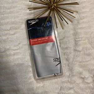 NWT Speedo Silver Hair Cap